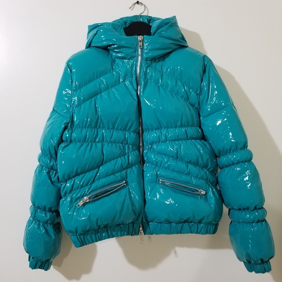 Walter Baker Jackets \u0026 Coats | Walter Baker Puffer Jacket Teal | Color: Blue/Green | Size: S | Justjanenyc's Closet